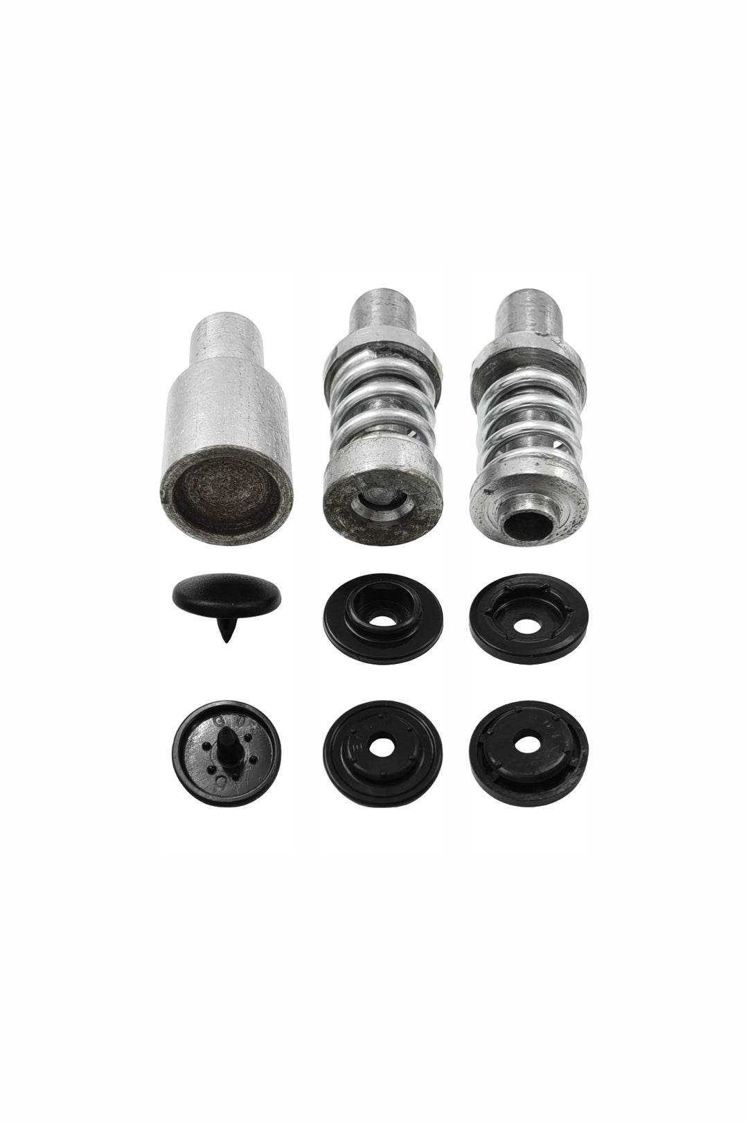 4-Part Snap Button Die Mold Set Easy Tool for Plastic Snap Button