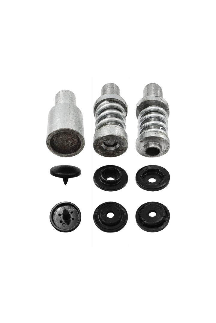 4-Part Snap Button Die Mold Set Easy Tool for Plastic Snap Button