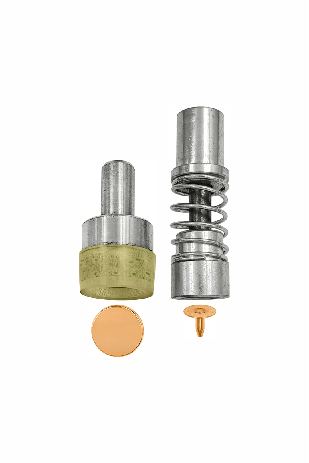 Flat Rivet Fastener Stud Mold Die Set for Leather/Denim/Canvas Pressing