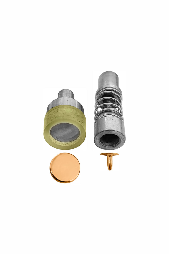 Flat Rivet Fastener Stud Mold Die Set for Leather/Denim/Canvas Pressing