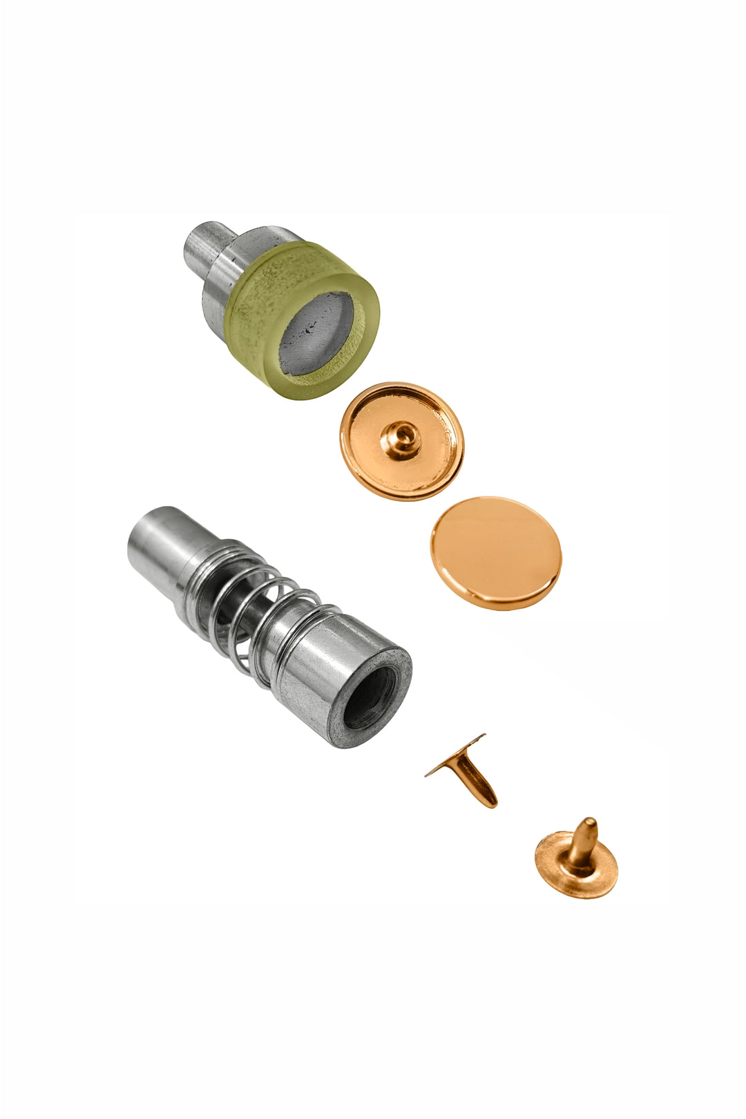 Flat Rivet Fastener Stud Mold Die Set for Leather/Denim/Canvas Pressing