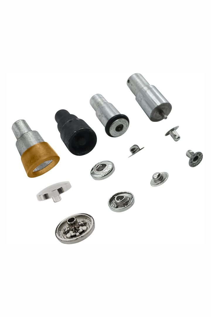 4-Part Dome Shape 12mm Snap Button Die Mold Set