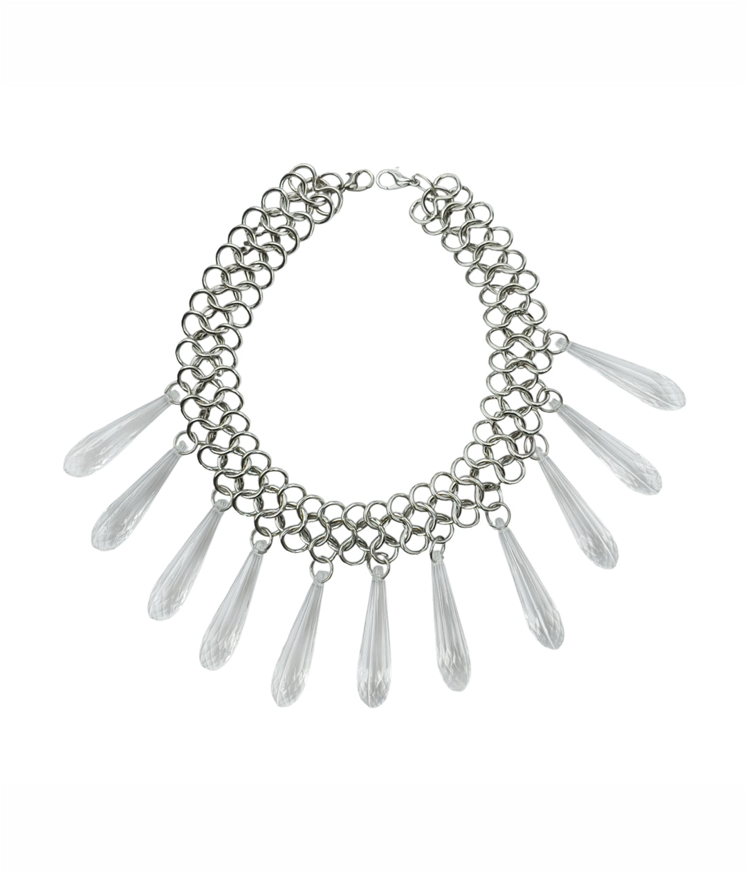 Stylish Silver Tassel Choker Necklace for Women Festive & Party Wear Jewelry