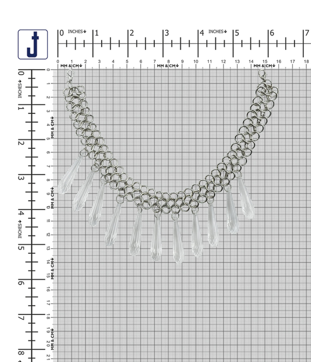 Stylish Silver Tassel Choker Necklace for Women
