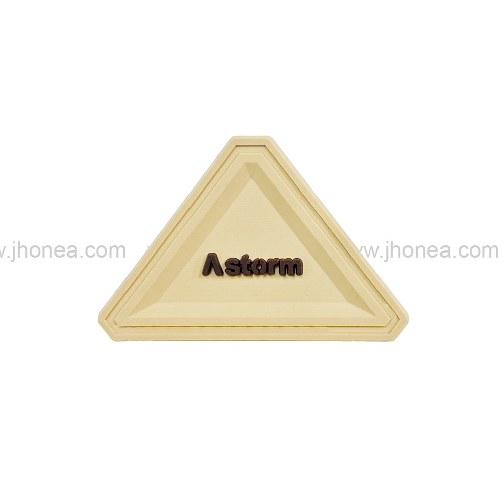 Eye-Catching Triangle Decorative Silicone Patch