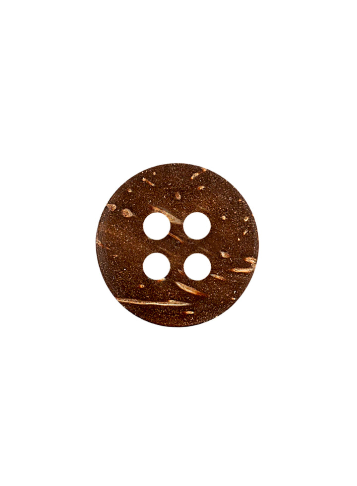 Rough Finish Natural Coco Shell 4 Hole Buttons