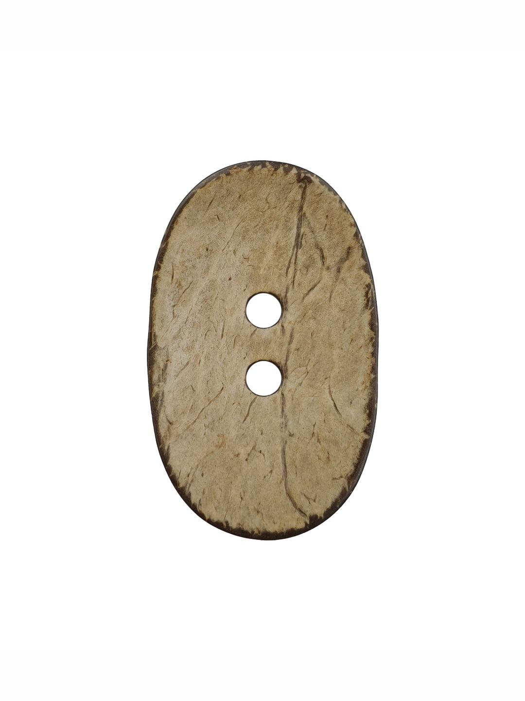 Big Size Smooth Finish Natural Coco Shell 2-Hole Wooden Buttons