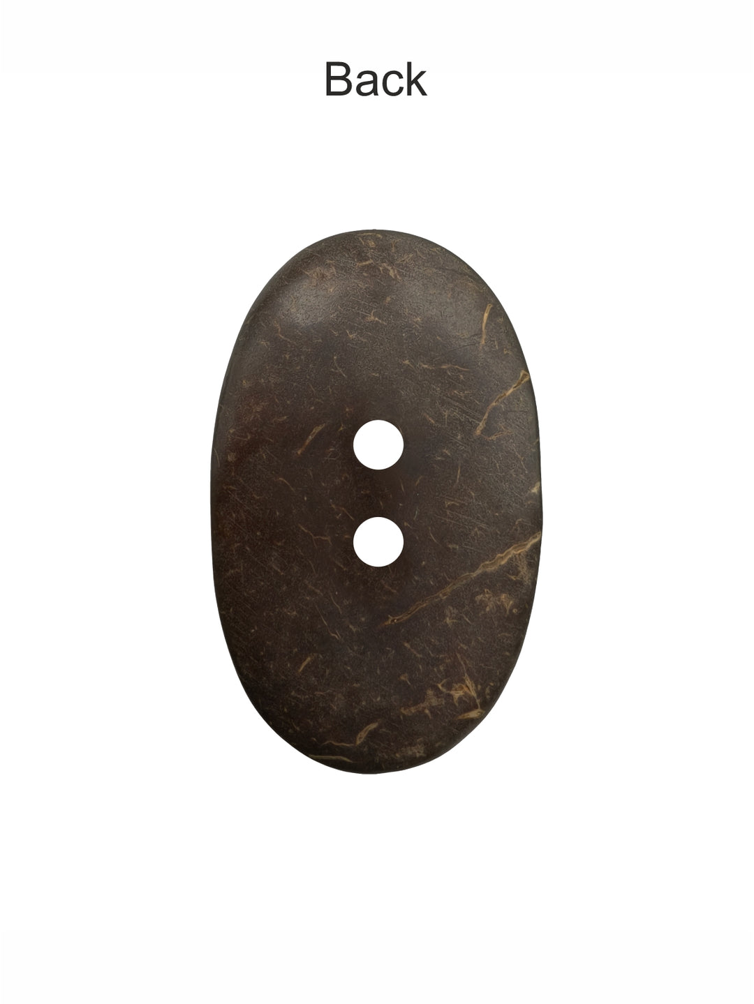 Big Size Smooth Finish Oval Shape Decorative Coco Buttons