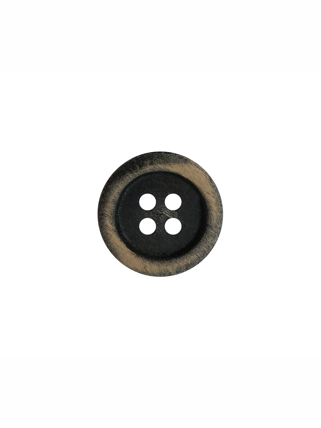 15mm Classic Round 4-Hole Natural Wooden Buttons for Garments