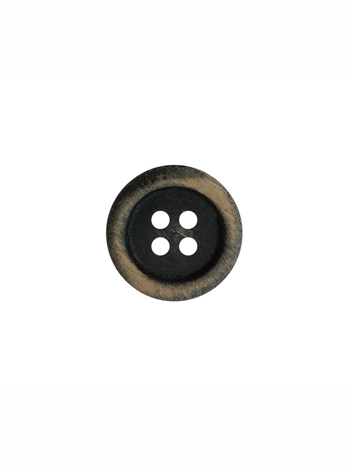 15mm Classic Round 4-Hole Natural Wooden Buttons for Garments
