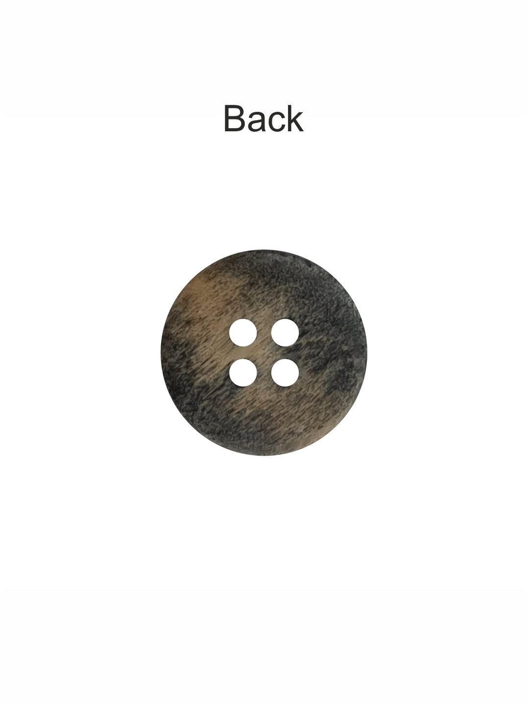 15mm Classic Round 4-Hole Natural Wooden Buttons for Garments