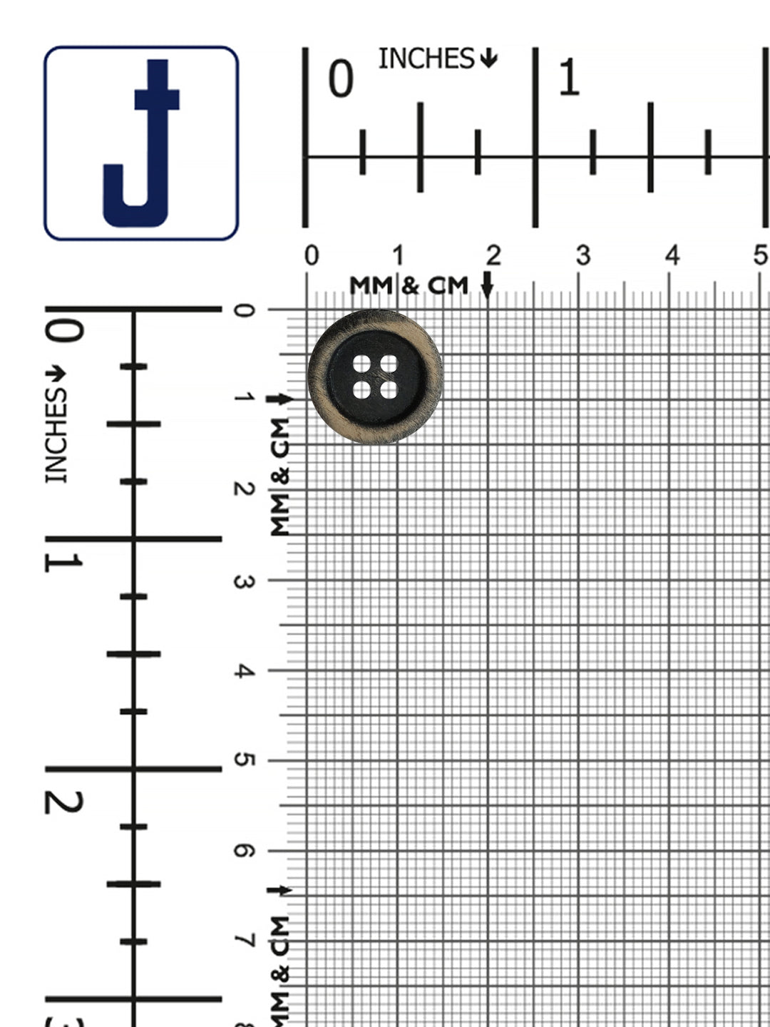 15mm Classic Round 4-Hole Natural Wooden Buttons for Garments