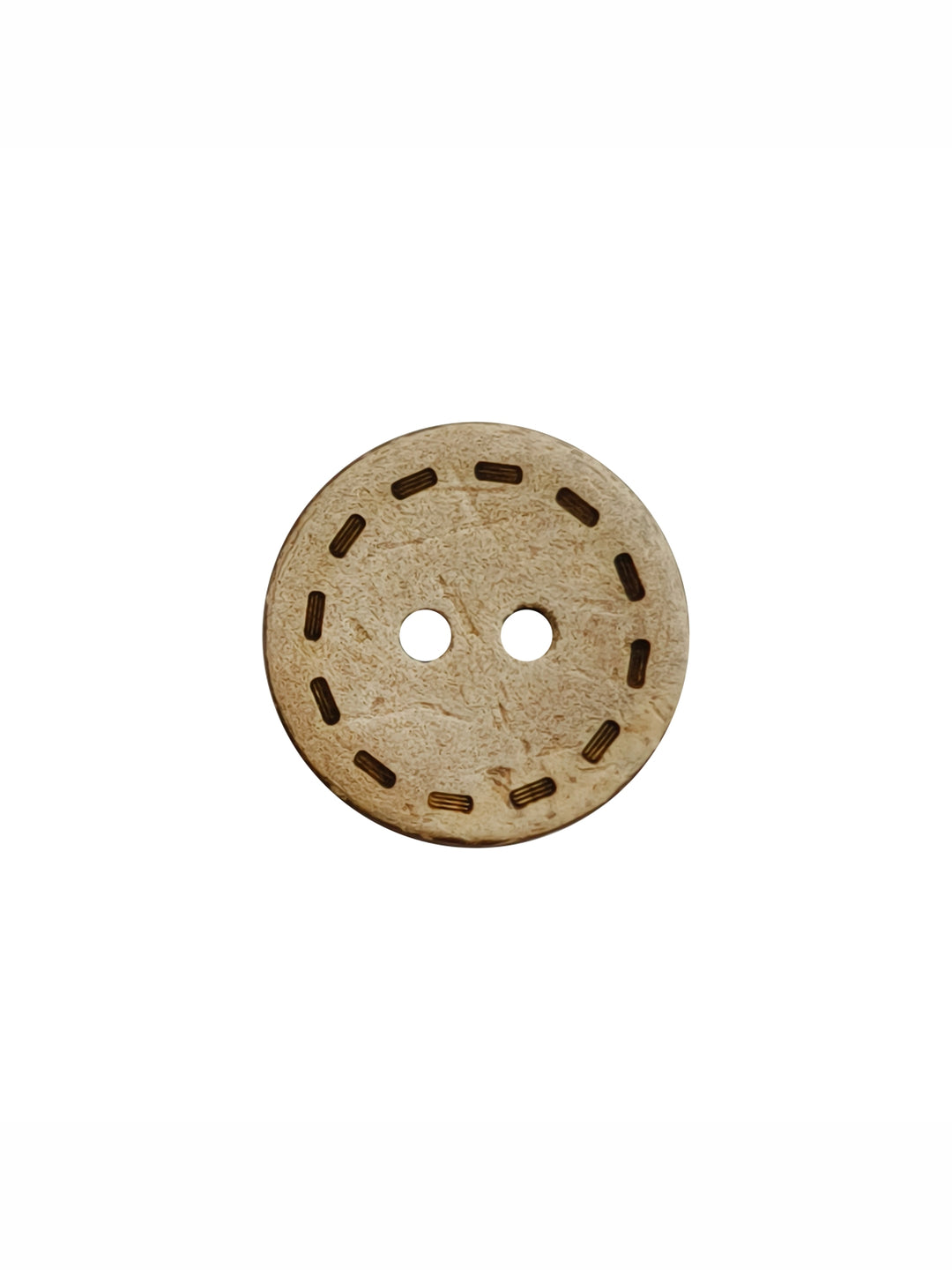 Round Shaped 2-Hole Coco Shell Buttons
