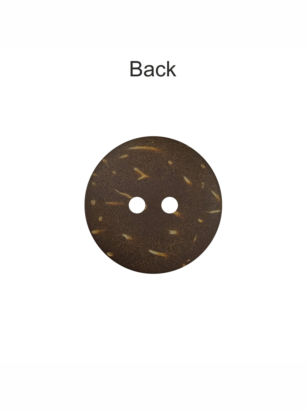 Round Shaped Cutting Lines Edge Design 2-Hole Coco Shell Buttons