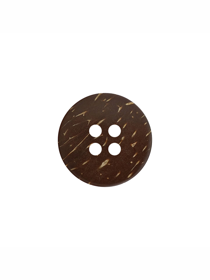 17mm Smooth Finish Coconut Shell Wooden Buttons