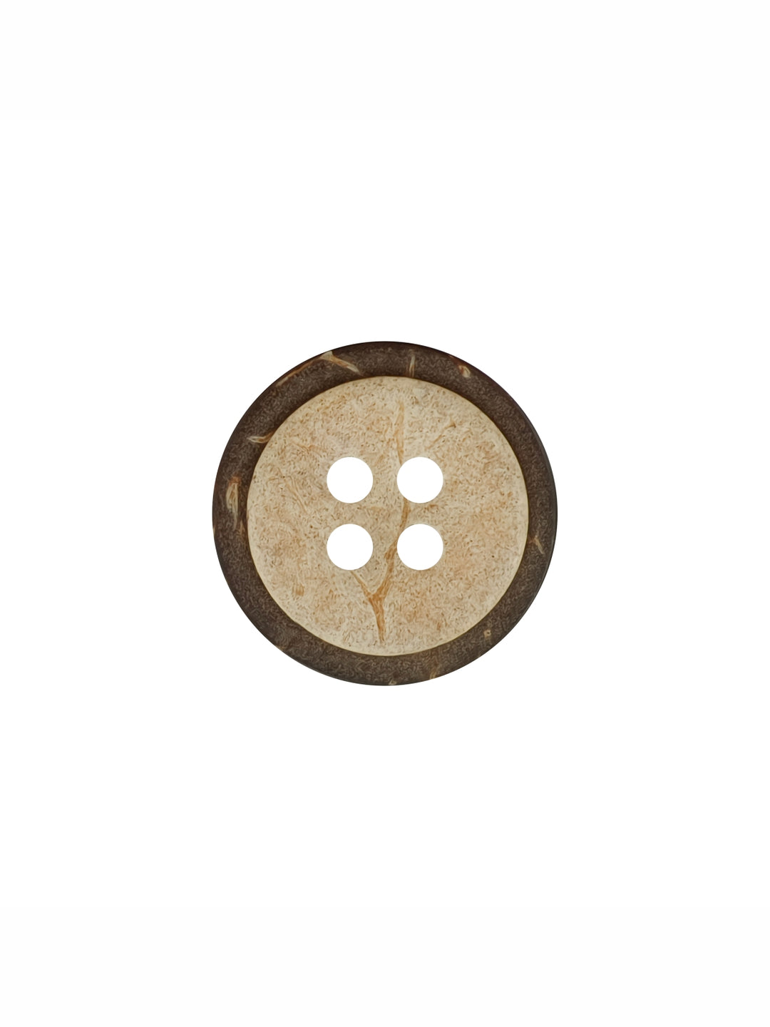 Natural Smooth Coco 4-Hole Wooden Buttons