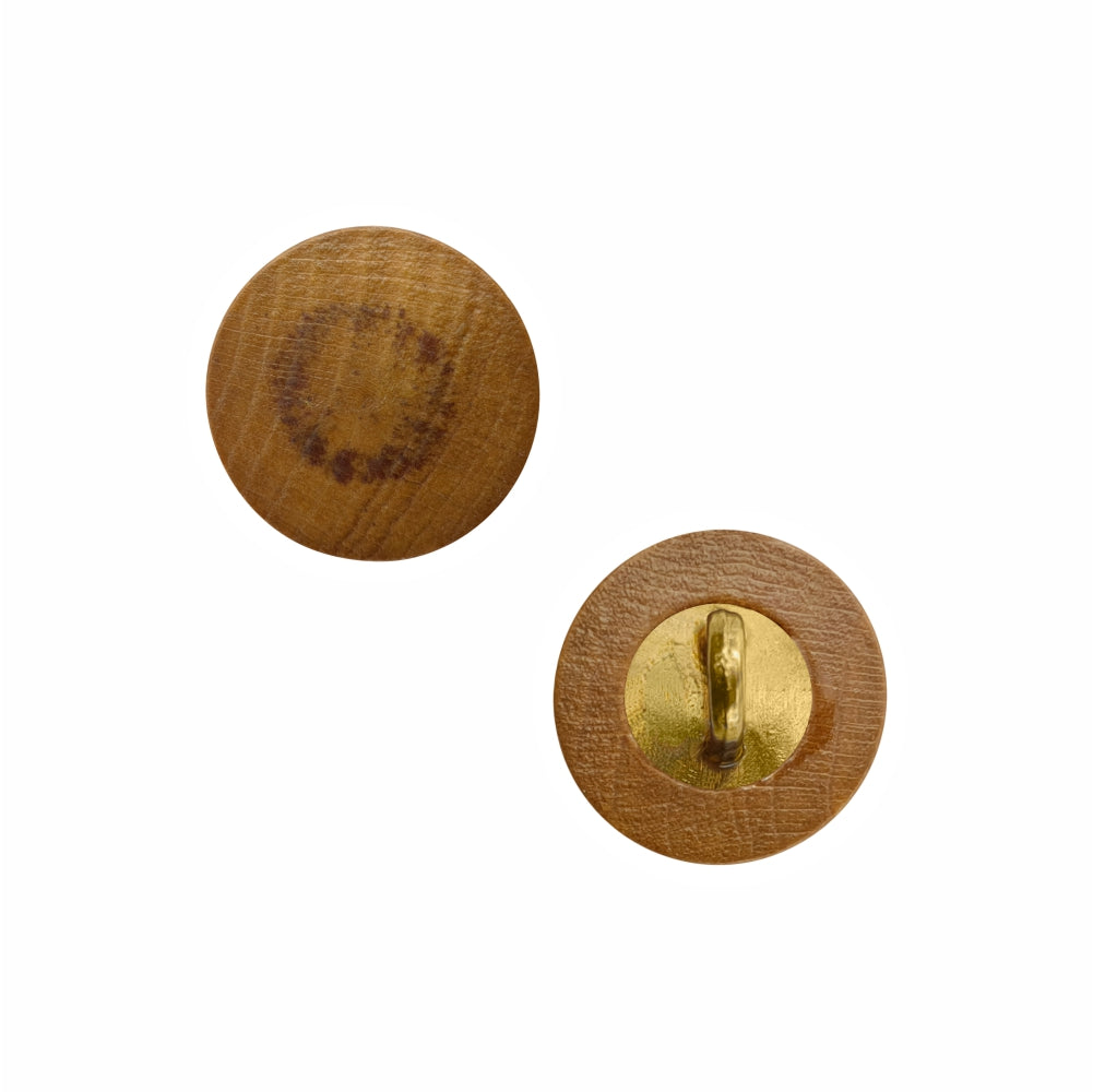 11mm (18L) Downhole Loop Fancy Shirt/Kurta Wooden Buttons