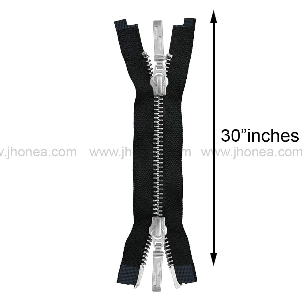 YKK- Premium #5 Two Way Metal Zipper for Jackets/Dresses