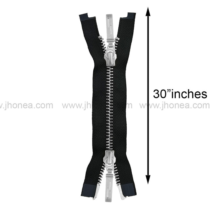 YKK- Premium #5 Two Way Metal Zipper for Jackets/Dresses
