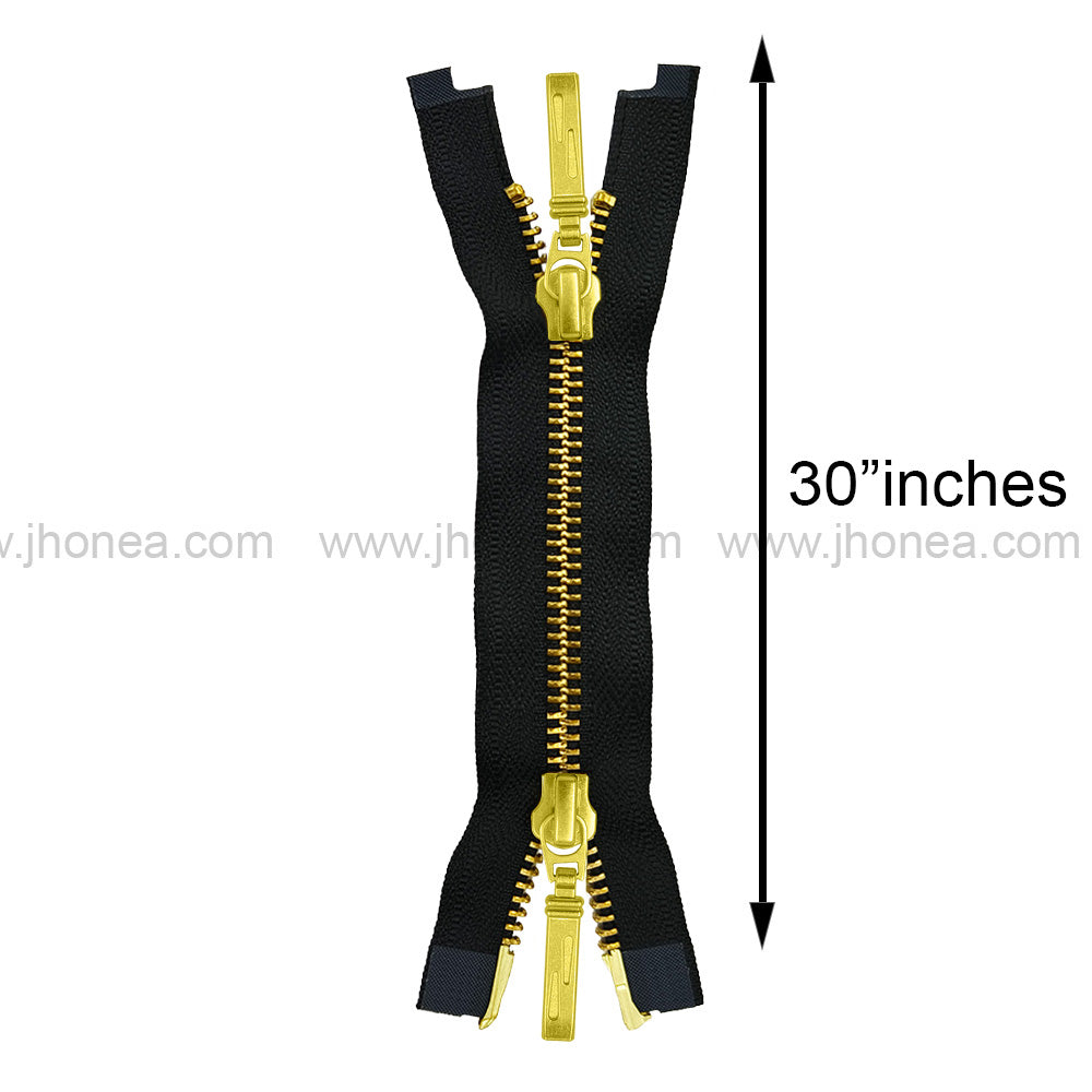 YKK- Premium #5 Two Way Metal Zipper for Jackets/Dresses