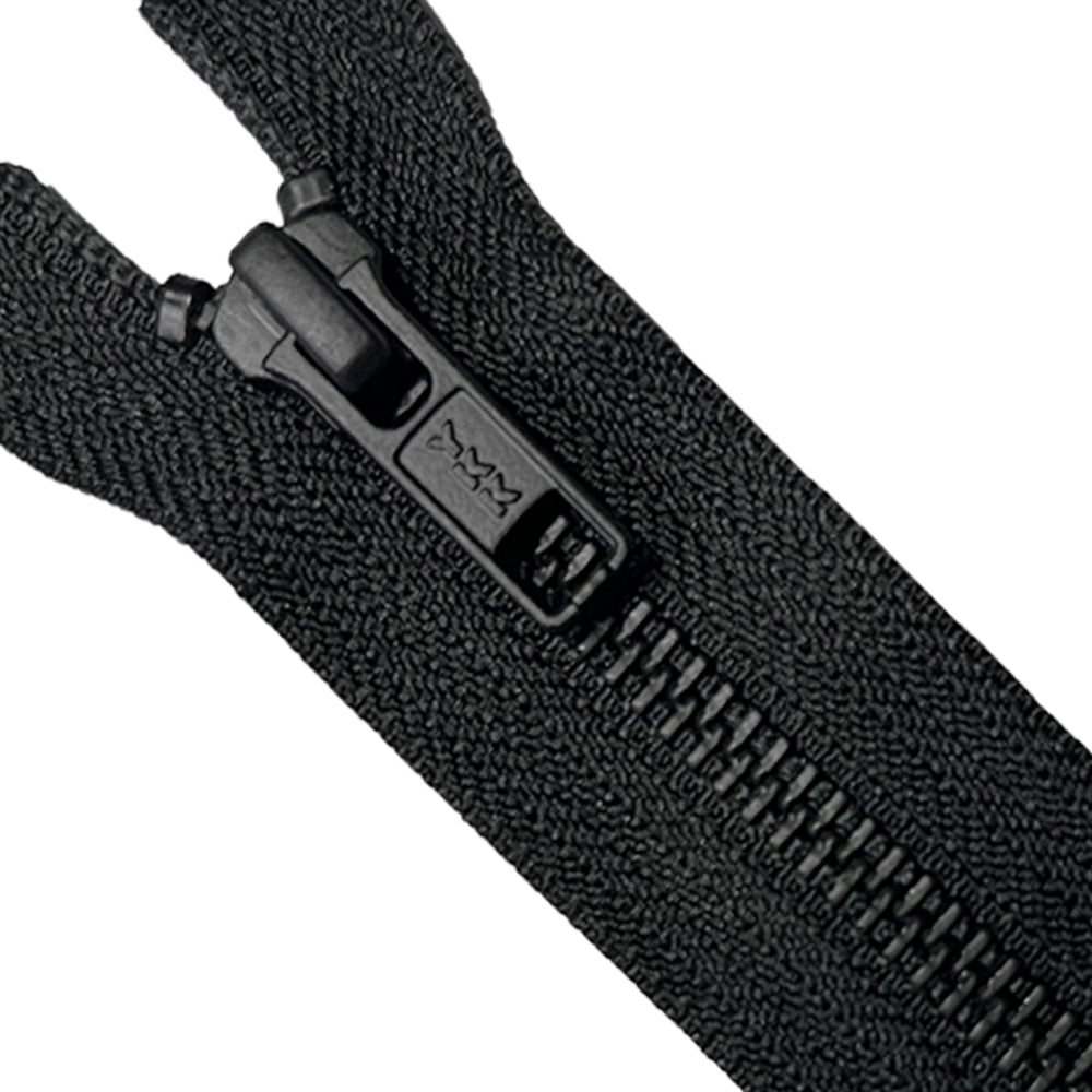 YKK #5 Matte Black Oxide Closed End Metal Zipper for Clothing