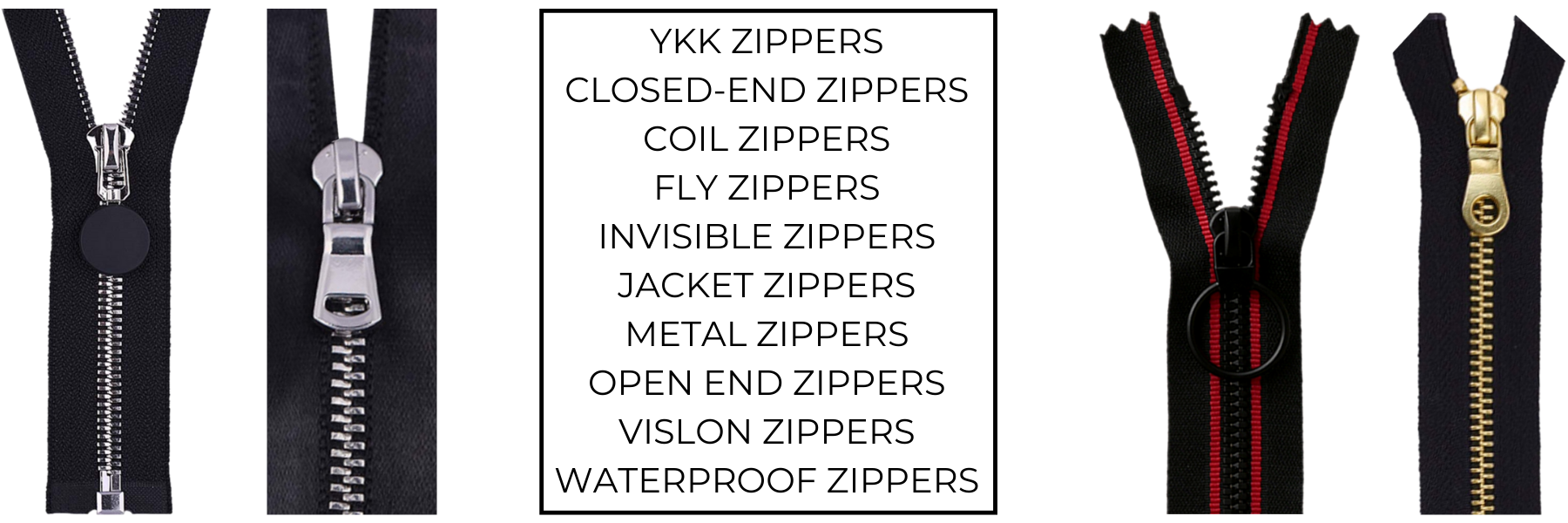 Shop Online YKK Jacket Zippers in Bulk on Jhonea Accessories – JHONEA  ACCESSORIES