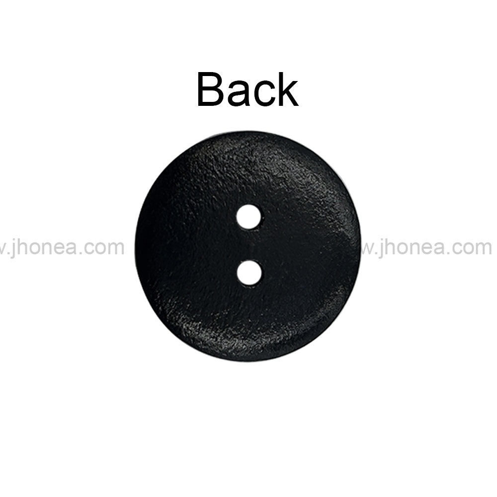 Round Shape 2-Hole Classic Hollow Wooden Buttons