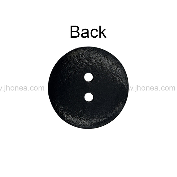 Round Shape 2-Hole Classic Hollow Wooden Buttons