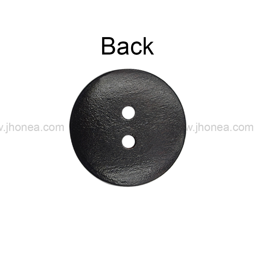 Round Shape 2-Hole Classic Hollow Wooden Buttons
