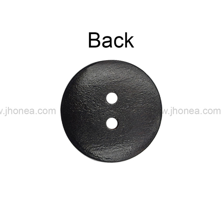 Round Shape 2-Hole Classic Hollow Wooden Buttons