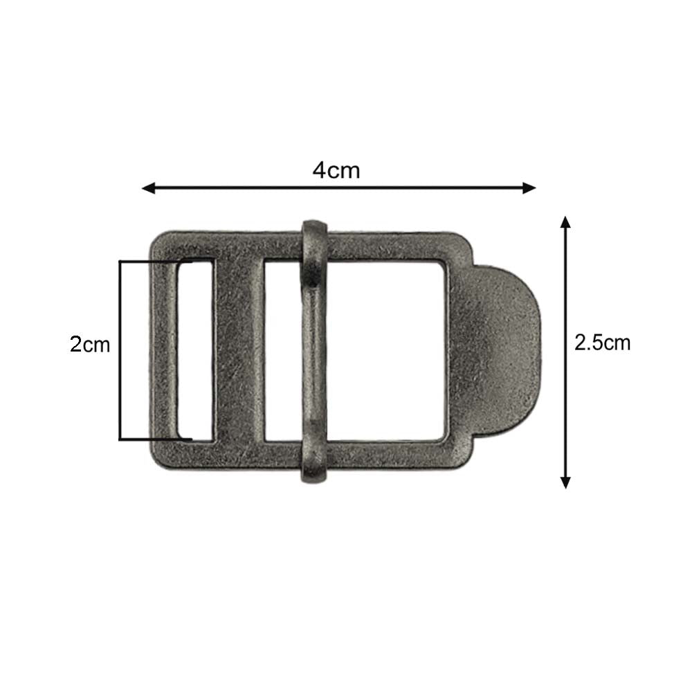 Sliding Double Bar Roller Adjuster Buckle 24mm Leather Bag Webbing Strap  Metal | eBay