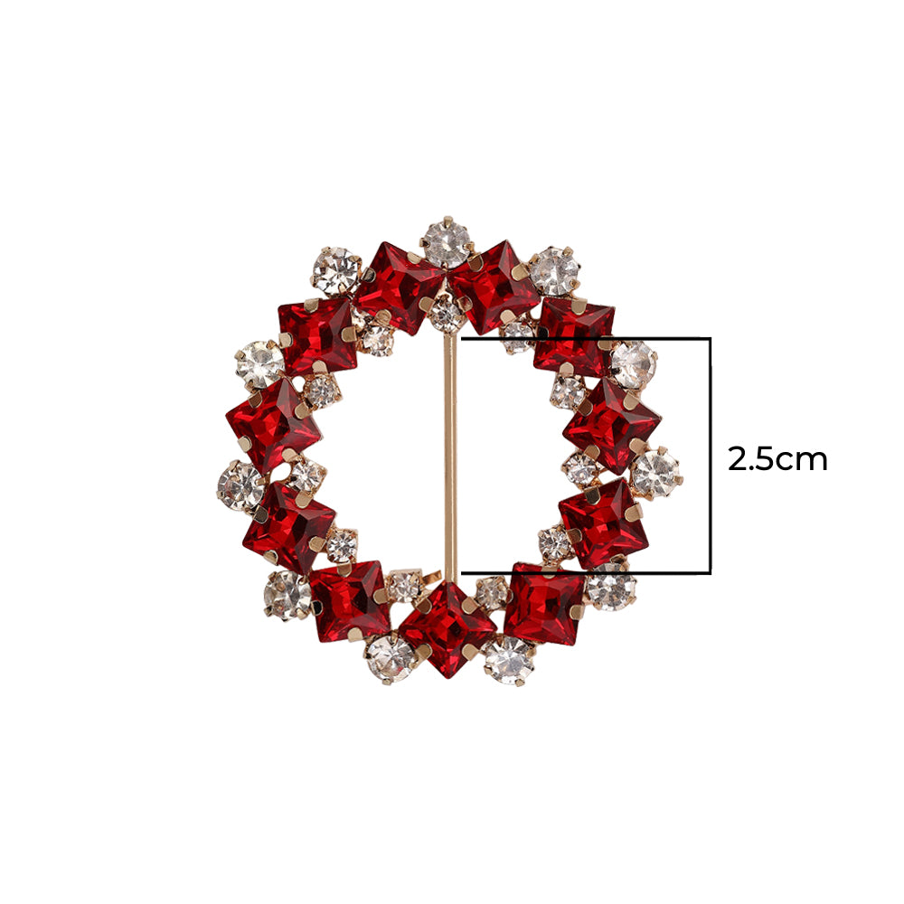Shiny Lustrous Diamond Belt Buckle for Ladies