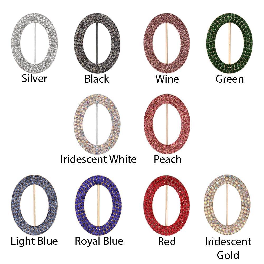Dazzling Glamour Looking Shiny Diamond Metal Belt Buckle