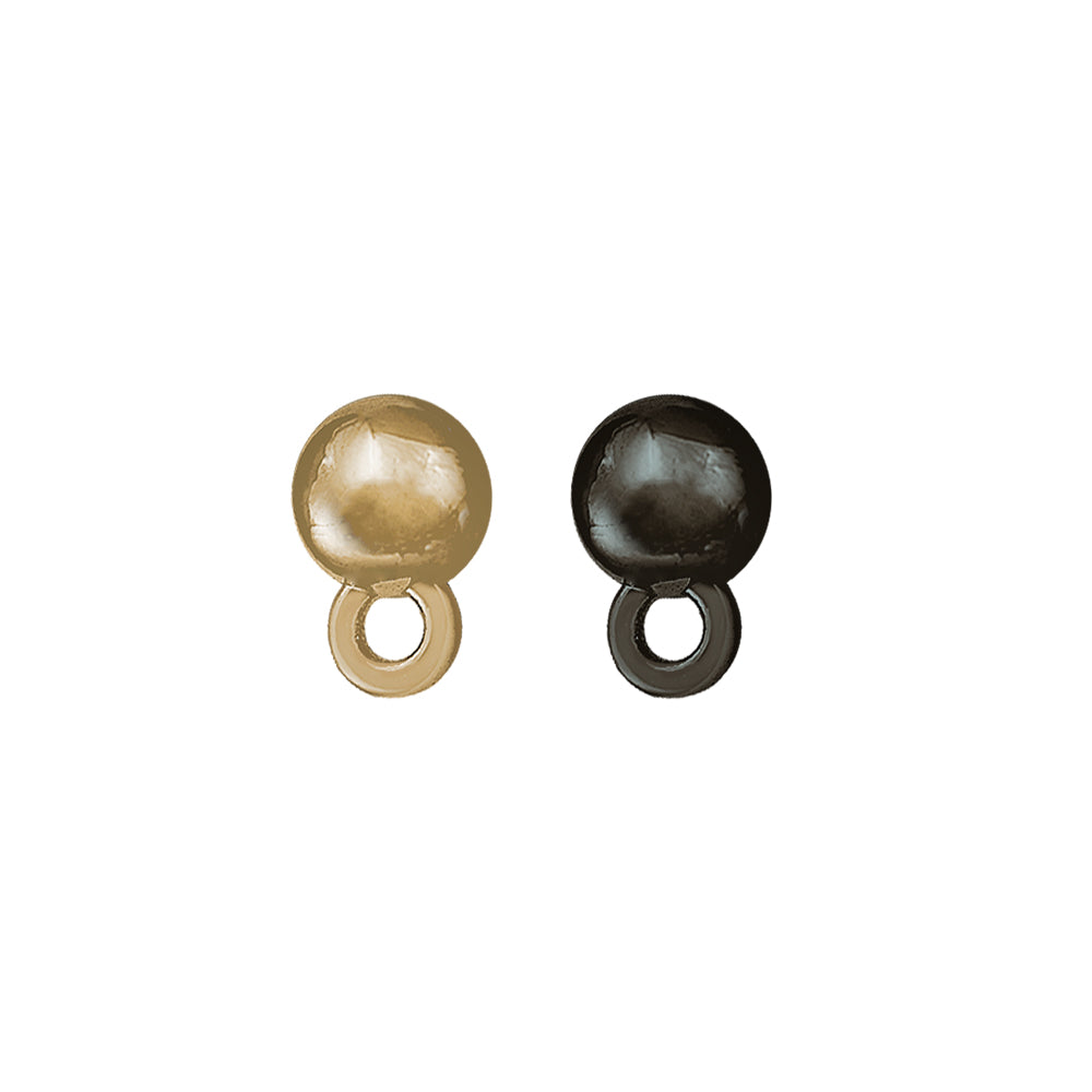 Heavy Weight Ball Shaped Shiny Metal Loop Buttons – JHONEA ACCESSORIES