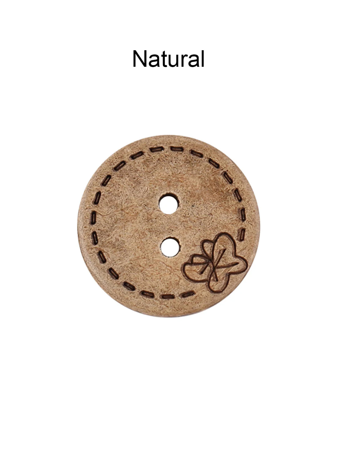 Cutting Lines Edge Design Coco 2-Hole Buttons