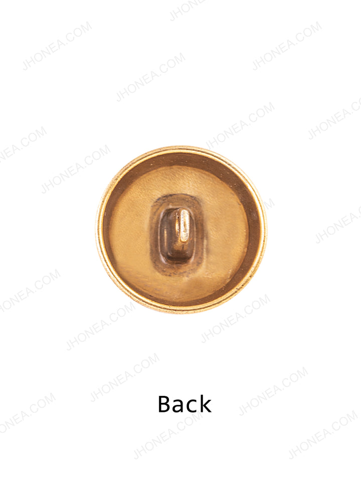 Antique Gold Dome Button for Mens'