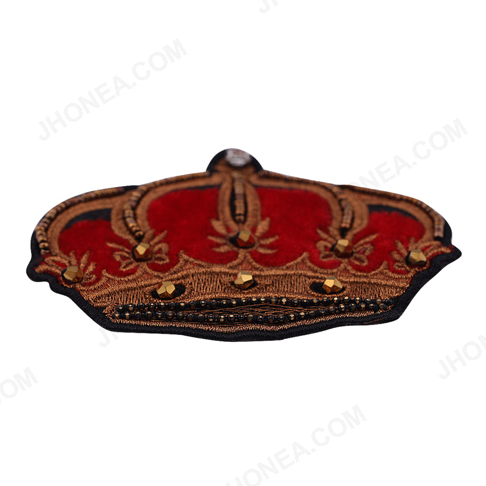 Embroidery Crown Patch for Men/Women/Kids Clothing