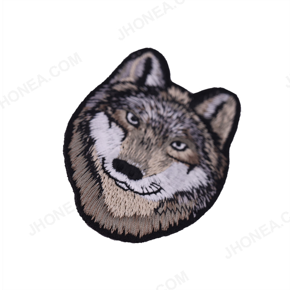 Fierce Wolf Animal Embroidery Patch for Clothing