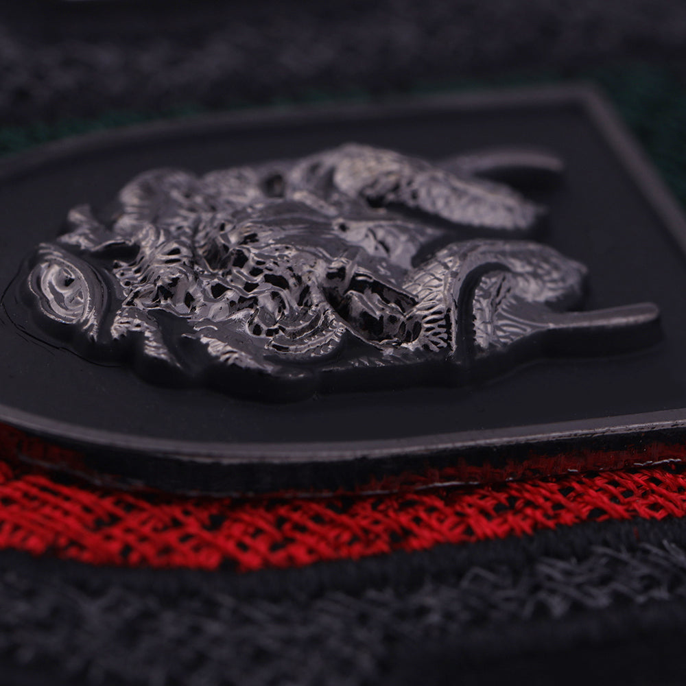 Exquisite Embroidery Patch with Metal Detail