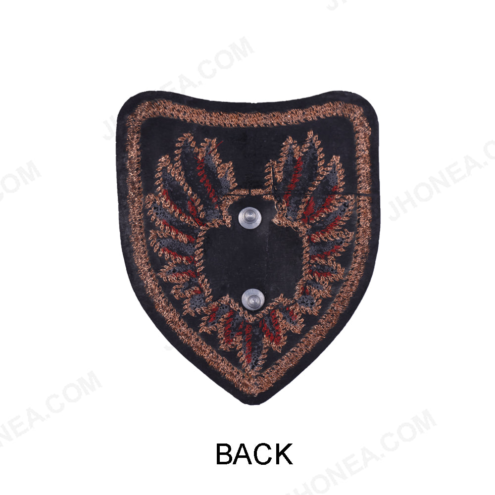 Royal Metal Badge Design Texture Patch for Designer Jackets