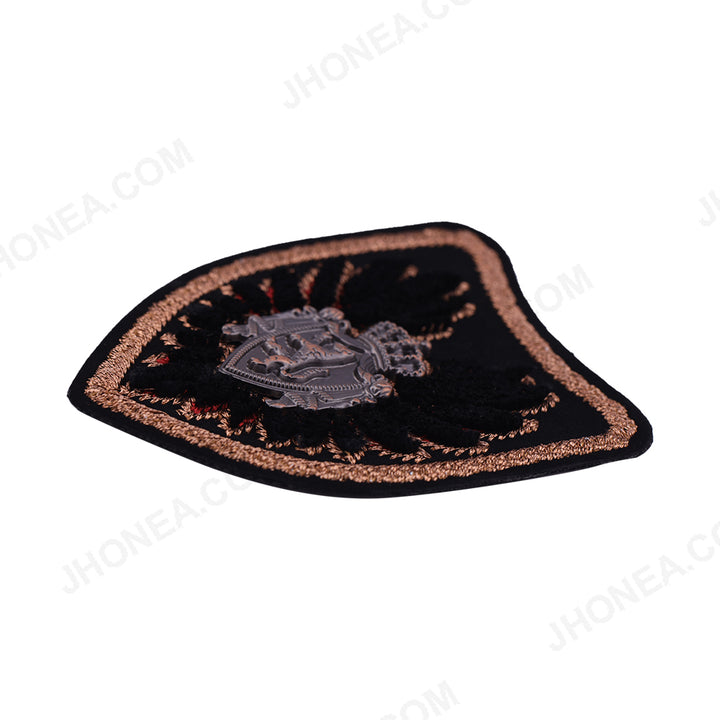 Royal Metal Badge Design Texture Patch for Designer Jackets