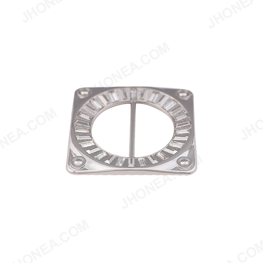 Rounded Square Shape Exclusive Designer Diamond Buckle