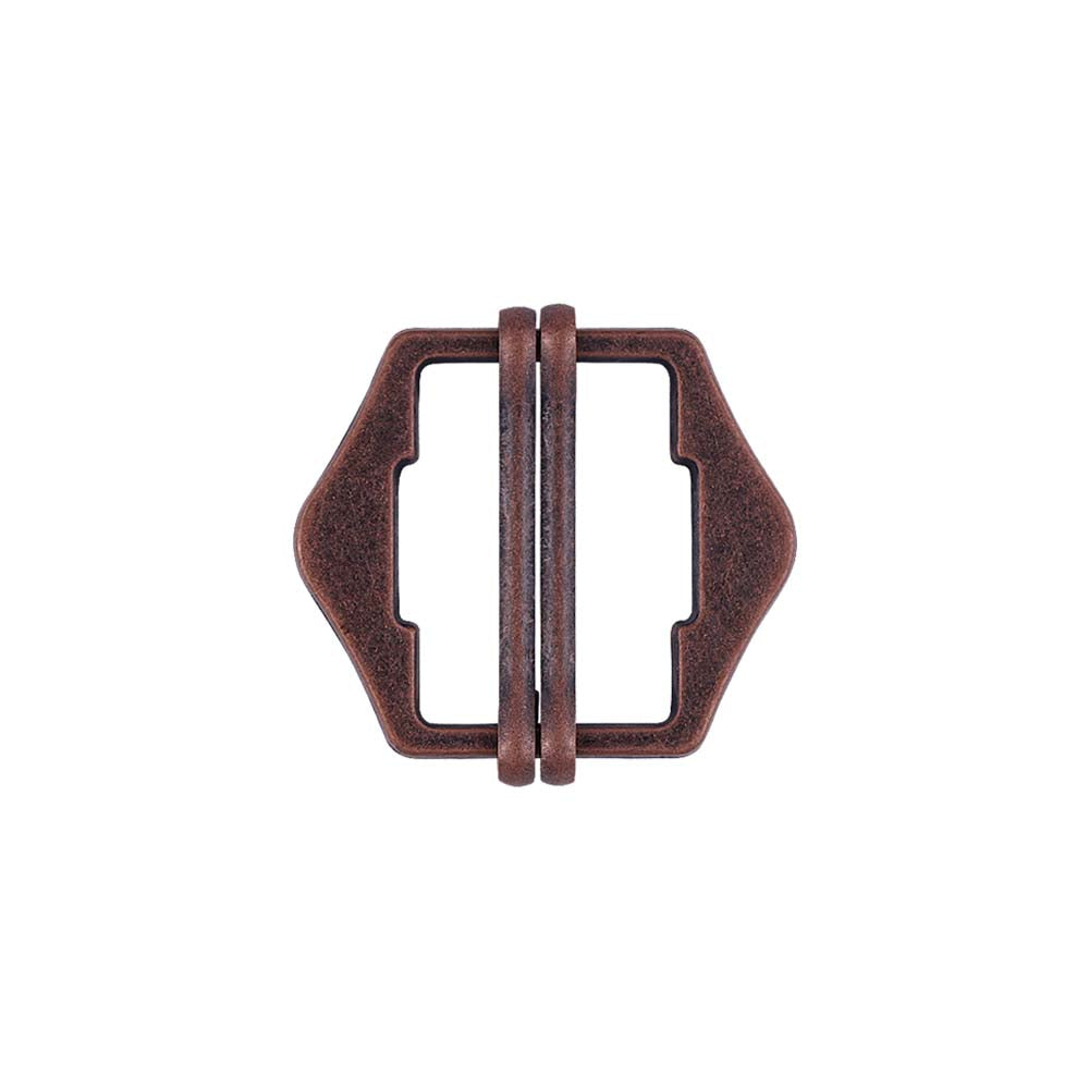 Double Webbing Adjuster Tailor's Choice Buckle for Pant/Waistcoat in Antique Copper Color