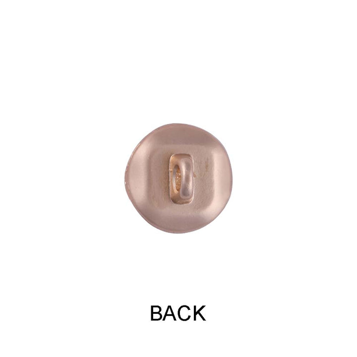 Fancy Matte Gold Loop Clear Resin Pearl Buttons