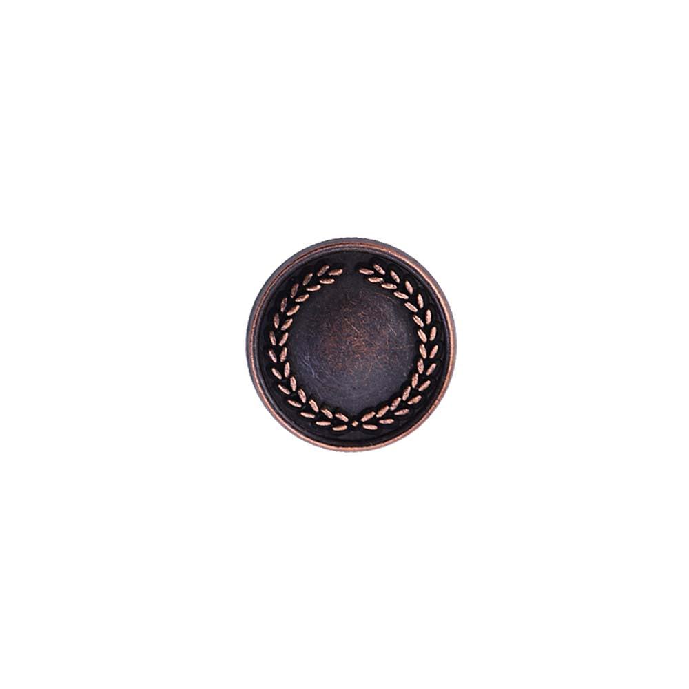 Round Shape Wreath Engraved Design Kurta Metal Buttons