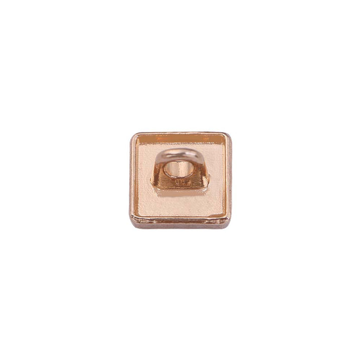 Square Shape Shiny Gold Lamination Metal Kurta Buttons