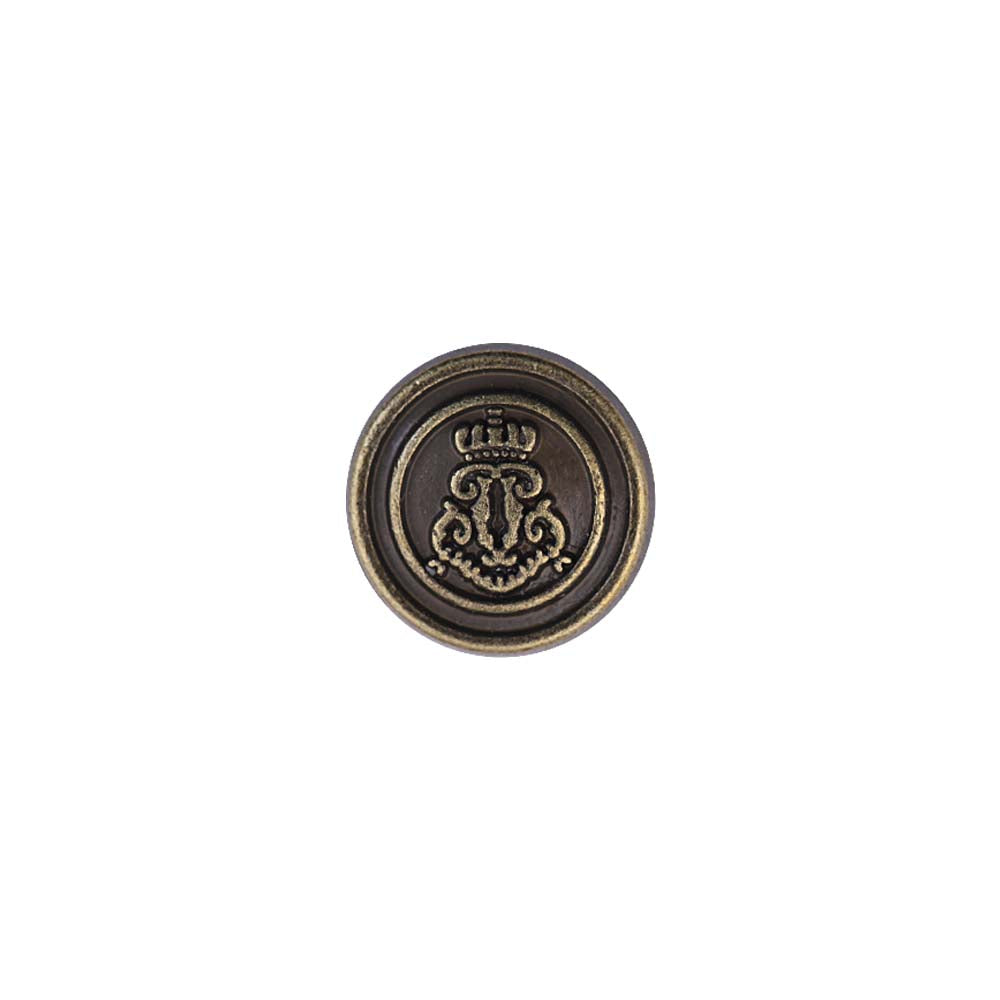 Round Shape Logo Engraved Design Kurta Metal Buttons