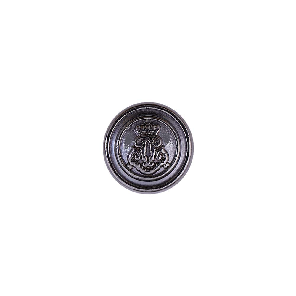 Round Shape Logo Engraved Design Kurta Metal Buttons