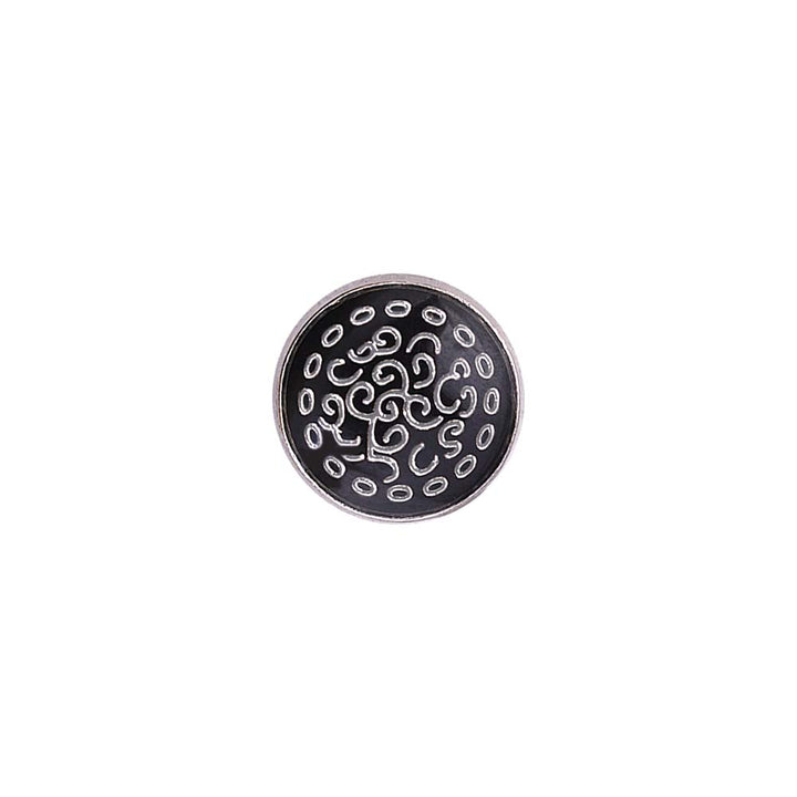 Designer Round Shape Lamination Kurta Metal Buttons