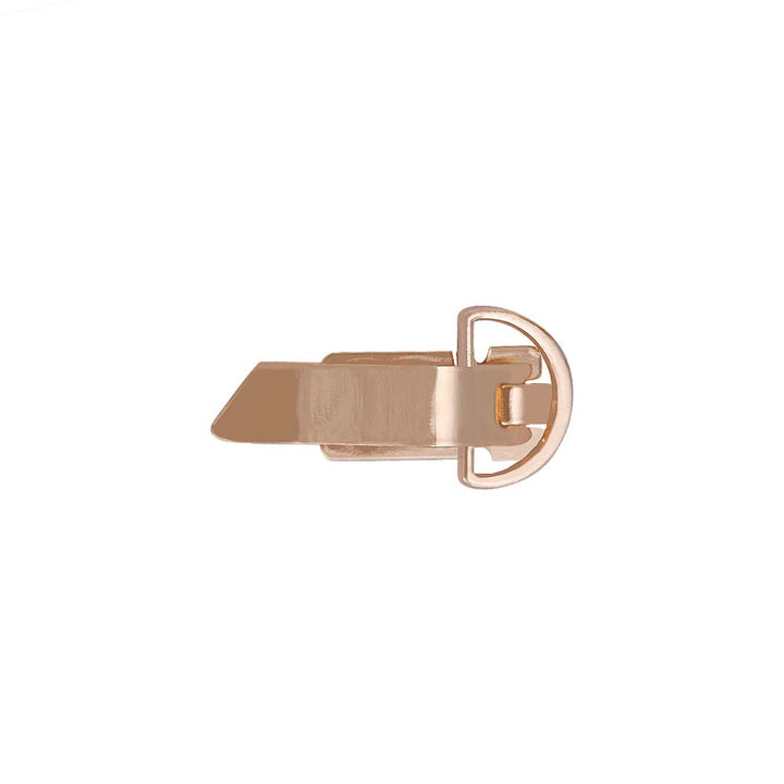 Classic Openable Shiny Gold Clip Lock with D Ring for Coats/Blazers/Jackets